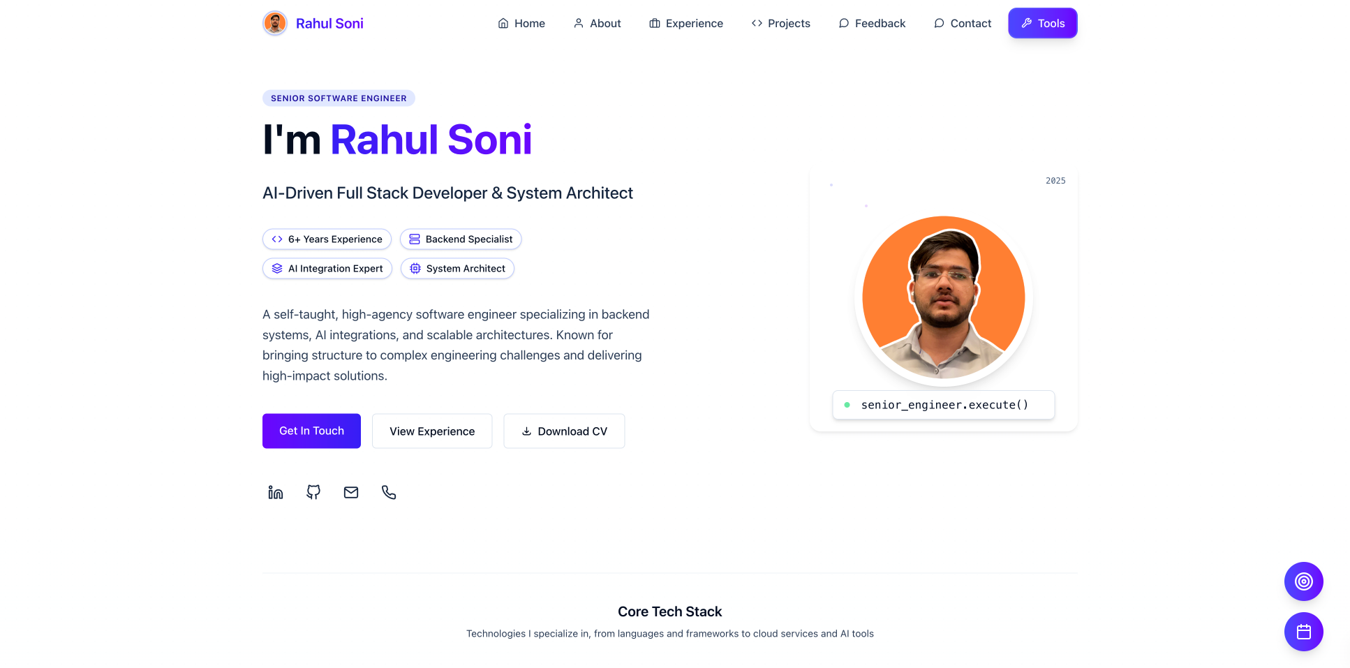 Rahul Soni Portfolio Preview